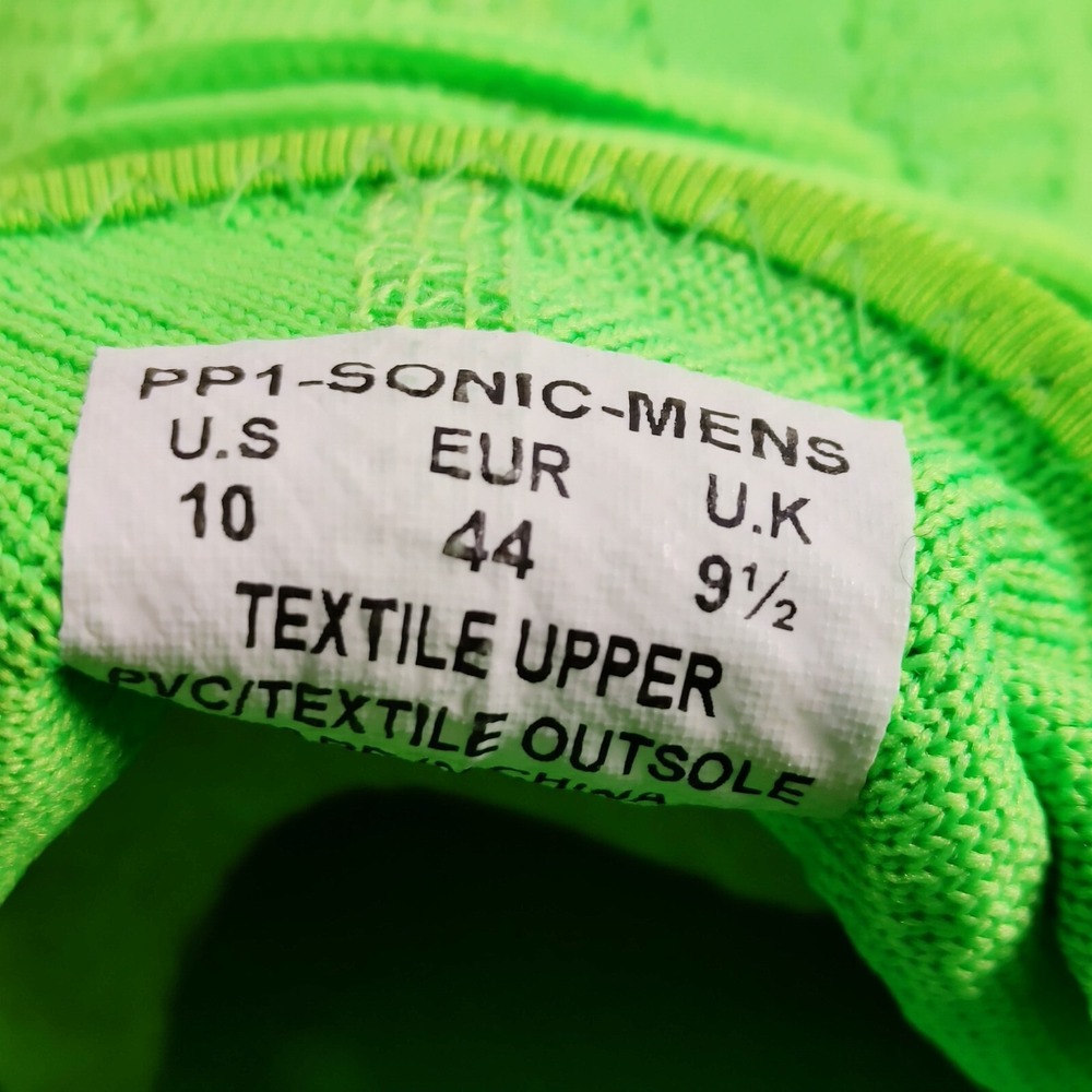 PONY Product of New York Men's Size 10 Green PP1 Sonic Run Shoe Trainer Sneaker - Picture 11 of 11